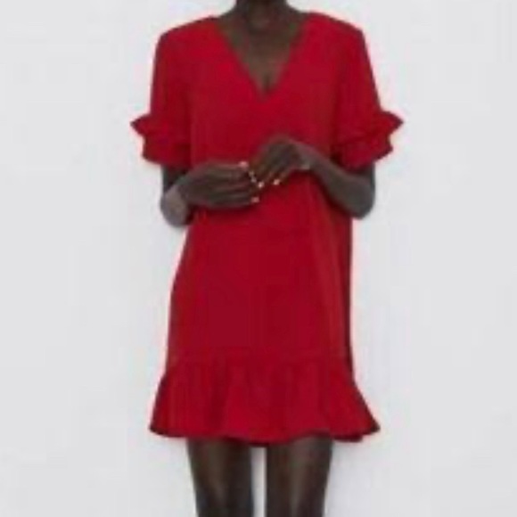 Zara Red Dress - Picture 2 of 5